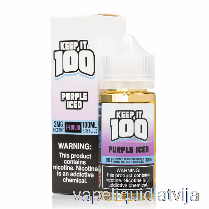 Purpura Ledus - Paturiet To 100 - 100 Ml 0mg Vape šķidruma